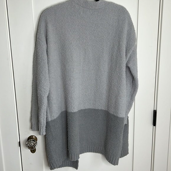 🛍️NWT⚡️Thread & Supply Grey Open Front Cozy Pocket Cardigan L/XL - Picture 9 of 9